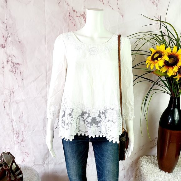 Anthropologie Maeve Lavinia Blouse - Picture 2 of 12